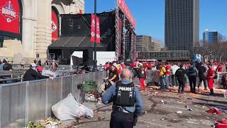 Kansas City Chief Fans Flee as Shots Ring Out During Parade