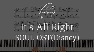 [Jazz Piano Sheet]It's all right(Soul OST/Disney OST)디즈니악보
