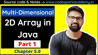 Array Chapter 5 (Part 1) - Multi-dimensional 2D array in Java by Code Spark || CS