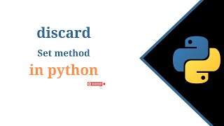 (RK)Set discard() method in python