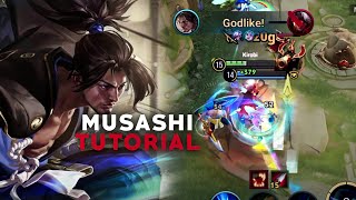 Complete Musashi Tutorial for Honor Of Kings | Play Like a Pro