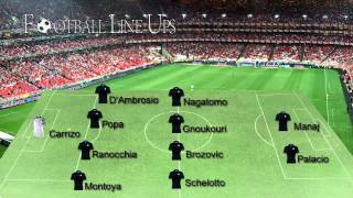 Internazionale Milano 0-1 Sassuolo (Inter Starting Lineup) TIM CUP 2015