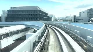 Tokyo's Yurikamome Line Full Train Ride in 4K | Tokyo Waterfront Scenic Journey 🇯🇵