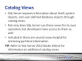 SQL 2014 Developer, Part 10  Partitions   Player   LearnNowOnline 5