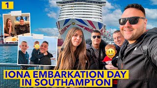 EMBARKATION DAY IN SOUTHAMPTON | P\u0026O Iona Canaries Cruise