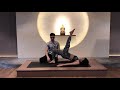 Knee and leg pain yoga / Sciatica  therapy practice with Master Ajay