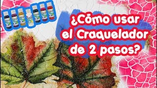 Craquelador de colores ¿cómo aplicarlo sobre Decoupage?