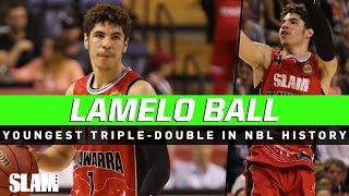 LaMelo Ball is The Youngest Player to Record Triple-Double in NBL History 😤  Drops Easy 32 Points❗️