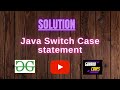 Java Switch Case statement || @GeeksforGeeks  || Problem Solving || Solution || Gorakh Codes