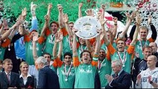 Bundesliga Saison 2003/2004 Werder Bremen holt das Double
