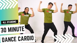 30 MIN DANCE CARDIO WORKOUT | ALL STANDING | Full Body, No Equipment | FH#100