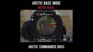killing New BOSS in Metro Royal !! New Arctic Base Mode 😱 Pubg metro royal #shorts