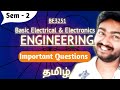 BEEE important Questions BE3251 Important Questions Basic Electrical and Electronics Engineering