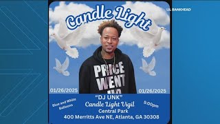 Candlelight vigil for Dj Unk