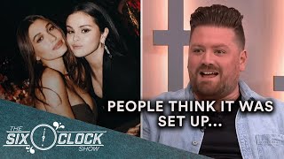 Crossy Explains The "Plot Twist" Hailey Bieber & Selena Gomez Photo | The Six O'Clock Show