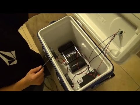 How to Turn an Ice Chest Cooler into a Stereo How to Turn an Ice Chest Cooler into a Stereo
