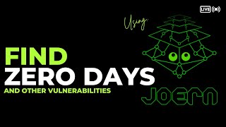 Prabhu shows off how to find Zero Days using Joern