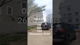 266 sq yards plot for Sale Chandanagar 40/60.LRS,ULC clear 1.05 lakh p.sq yard 9030883574