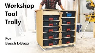 Workshop Trolly that holds Bosch L-boxxes