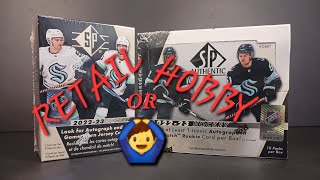 🏒 SP or SPA? 2022-23 SP AUTHENTIC or SP RETAIL BLASTER 🤔 WHICH IS THE BETTER VALUE BOX? #hockeycards