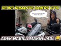 ISTRI KU MAKIN JADI 😂Riding Romantis Bareng Istri: Pamit Berangkat ke Pekanbaru 🚀❤️ #MotovlogBucin