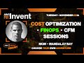 Tuesday - AWS re:invent 2023 - FinOps • Cost Optimization • Cloud Financial Management - MGM