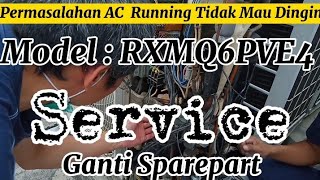 #Service#AC#Daikin #VRV inverter #TROUBLE #Error & Ganti Thermistor AC Split Duct VRV III  RXMQ6PVE4