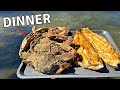 I Caught a Redfish and Crabs [ Catch, Clean, and Cook ]