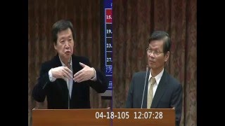 20160418 翁啟惠 回台後 赴立法院說明 浩鼎案 16 費鴻泰 教育文化委員會【立法院演哪齣？】