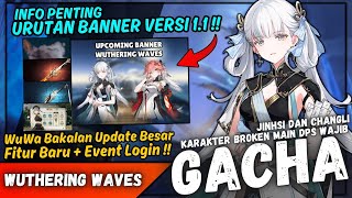 WAJIB TAU BANNER Phase Pertama v1.1 !! Update Fitur + Combat & Eksplorasi Baru - Wuthering Waves