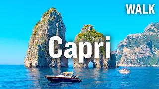 CAPRI Walking Tour 2024 | Italy Immersive Video with Captions [4K/60fps]