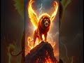 the mythical fire lion – a legendary hybrid of power and flame 🔥🦁 shorts