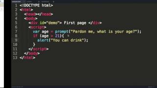 Javascript Tutorial 4 Conditionals