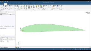 How to draw airfoil in Ansys spaceclaim.