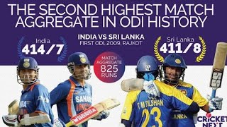 India vs SriLanka | India 414 Srilanka 411 India vs Sri Lanka 1st ODI 2009 Thriller | #IndvsSl