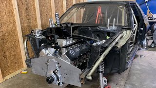 Putting 2000hp LS Motor in my Foxbody race car! 460ci blown LS