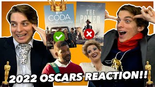 2022 Oscar Winners REACTION!! (stats obliterated)