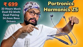 Best Wireless Neckband Under ₹799: Portronics Harmonics Z5 | Detailed Review