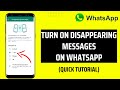 How to Enable Disappearing Messages on WhatsApp | How To Tutor