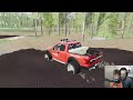 rescuing campers after huge flood farming simulator 19 camping and mudding