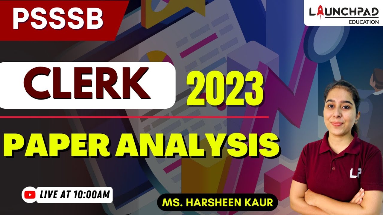 PSSSB CLERK EXAM ANALYSIS | PSSSB CLERK ANSWER KEY 2023 - YouTube