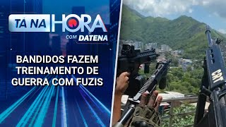 Bandidos fazem treinamento de guerra no Rio de Janeiro | Tá na Hora (17/01/25)