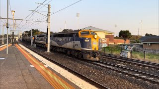 SSR B76 S312 9094 Grain train Middle Footscray Station