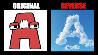 Reverse Alphabet Lore But In The Sky (A-Z...) - Alphabet Lore Meme Animation - TD Rainbow