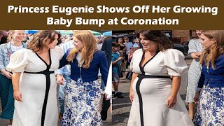 Princess Eugenie Shows Off Her Growing Baby Bump at Coronation