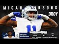 Micah Parsons || Defensive Rookie of the Year FULL Highlights 🔥