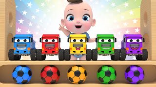 Color Baby Car! | Johny Johny Yes Papa Song Nursery Rhymes | Baby & Kids Songs