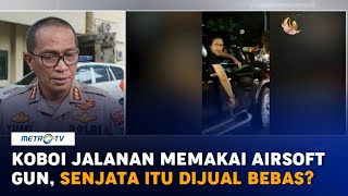 'Koboi Jalanan' Penabrak Motor di Duren Sawit Acungkan Senjata Airsoft Gun