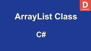 C# ArrayList Class