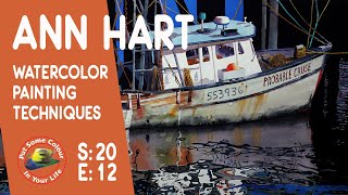 Painting Boats in Watercolor with Ann Hart | Colour In Your Life